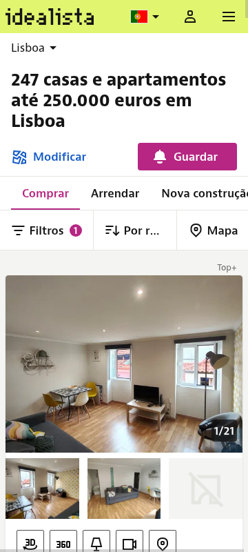 Real listings up to €150k in Lisbon