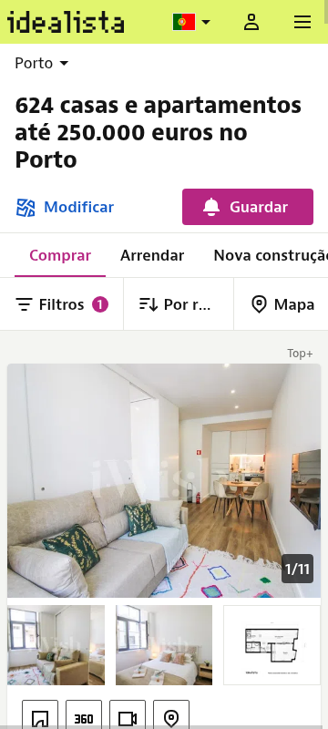 Real listings up to €150k in Porto